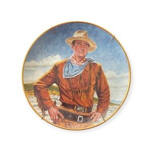 Franklin Mint John Wayne “The Duke” Plate by Robert Tanenbaum Limited Edition